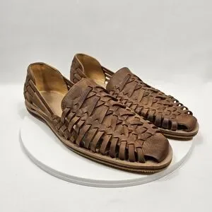 Nisolo | Shoes | Nib Nisolo Mens Huarache Sandal Brown Woven 